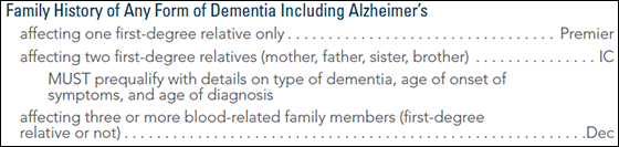 NGL Underwriting Guide image re dementia 0822